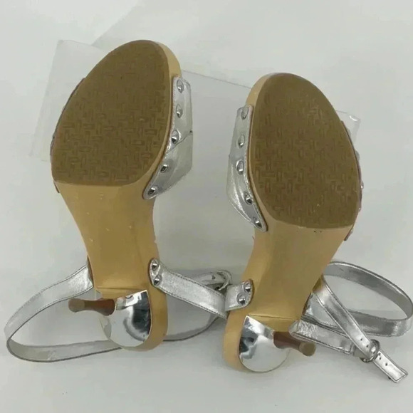 GUESS by  MARCIANO Strappy Cord Heeled Sandal - Picture 7 of 7